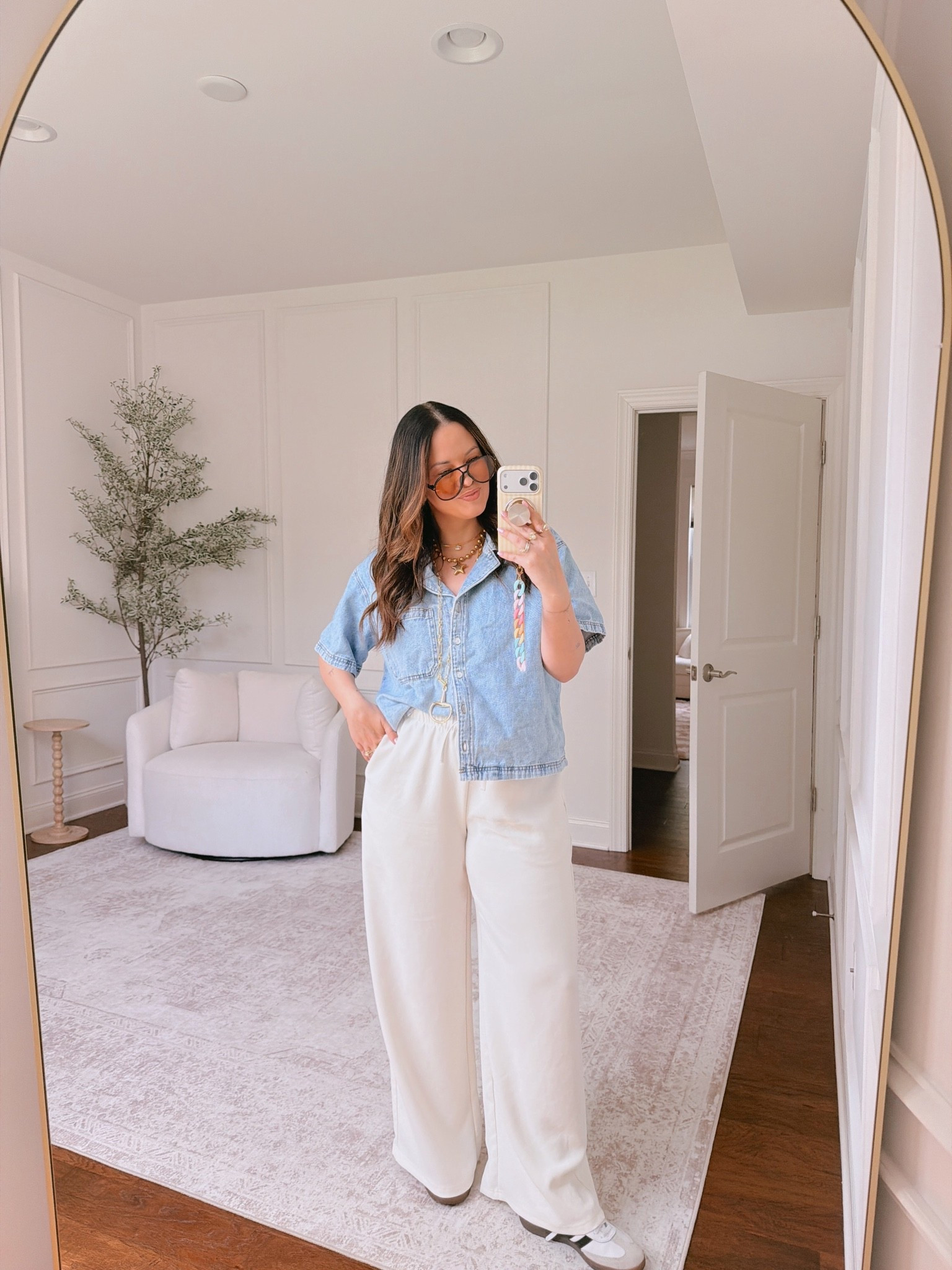 Wearing an XL in the top and pants

#LTKootd #LTKMidsize #LTKmomlife