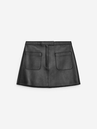 Leather Mini Skirt | Arket UK