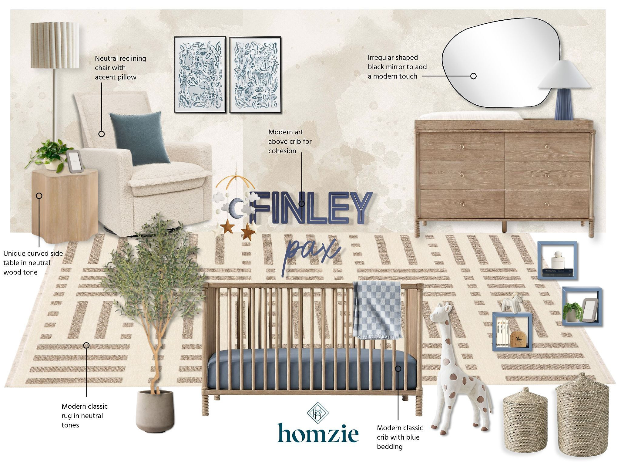 A modern neutral nursery featuring light wood tones, soft creams, and hints of blue for a timeless, calming space. Thoughtfully layered with cozy textures and versatile pieces that will grow with your little one. 🤍🩵✨

#LTKHome #NurseryDecor #ModernNursery #NeutralHome #BabyRoomInspo

 

 #LTKHome #LTKBaby #LTKKids