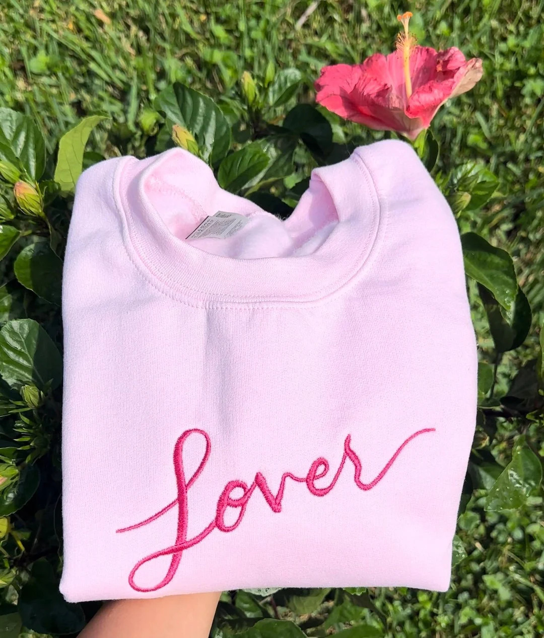 Lover Embroidered Sweater | Etsy (US)
