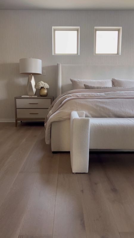 Neutral bedroom Inspo and linen bedding. 

Bedroom decor. Home decor. Home style. Linen duvet. Throw pillows. White bedroom. White bed. Boucle  

#LTKhome #LTKVideo #LTKstyletip
