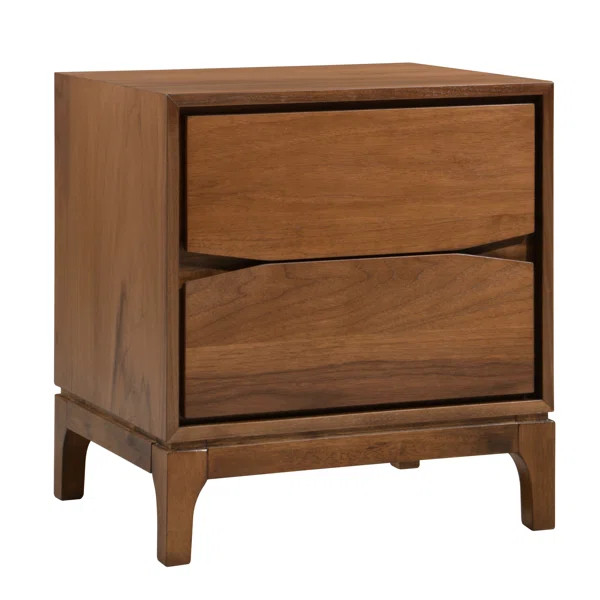 Madge Nightstand in Walnut | Wayfair North America
