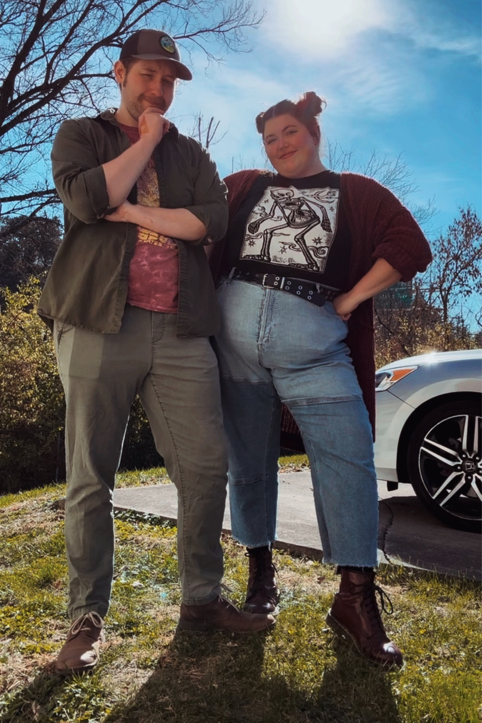 Plus Size Fall Outfit: Tee- Hot Topic, sweater- target, jeans- target, belt-torrid, boots- dr martens

#LTKmidsize #LTKplussize #LTKstyletip