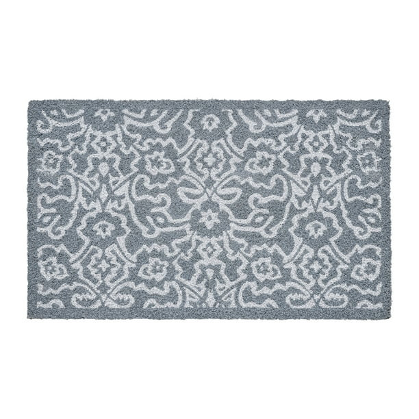 My Texas House Grey Wisteria Coir Doormat, 18" x 30" - Walmart.com | Walmart (US)