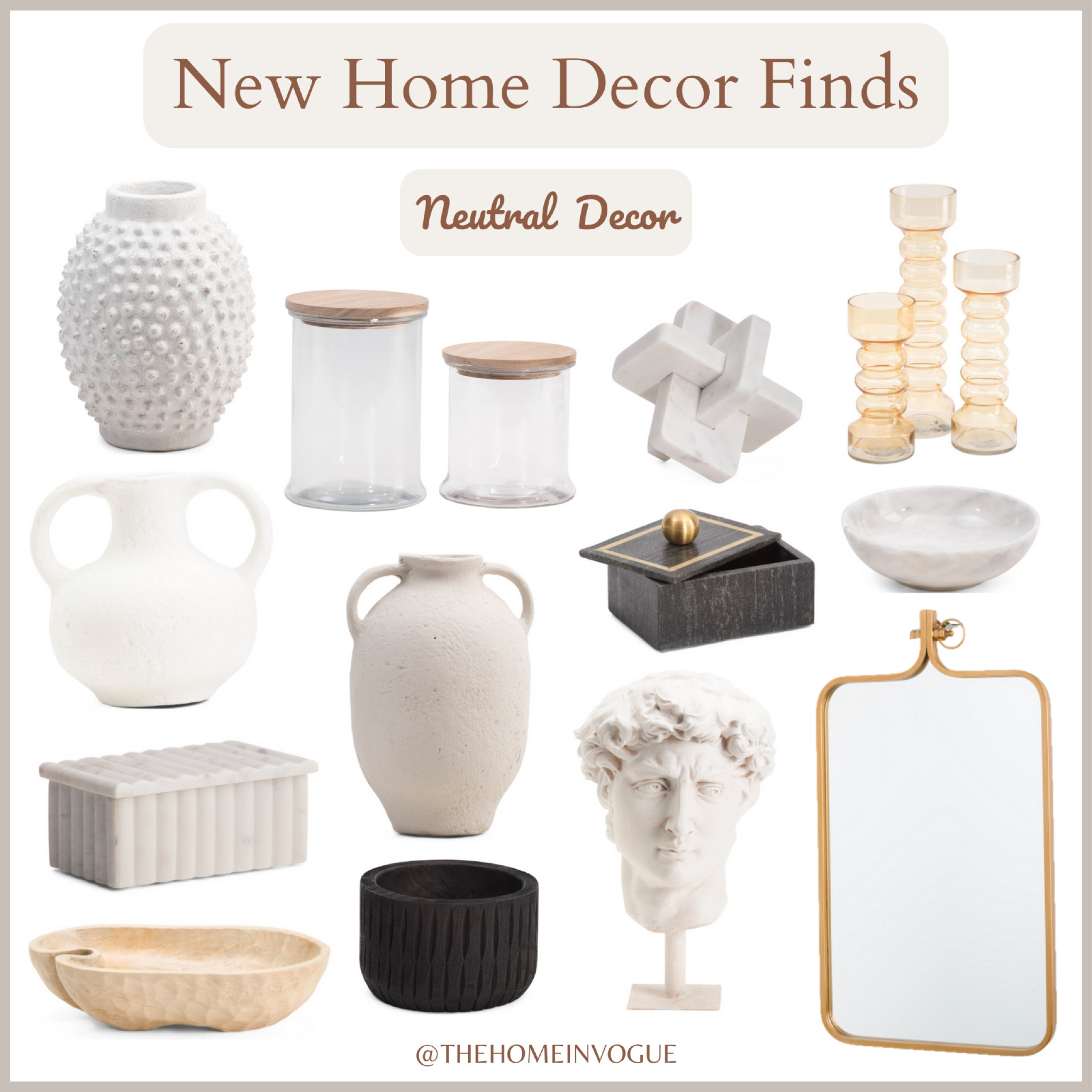 Decorative bowl, creative co-op home decor, large urn, white vase, textured vase, marble tray, interlocking marble chain with three links, wooden ridged bowl, Creative Co-op home decor, tea light candle holder, candlestick holder David table top figurine, Bloomingville vase, glass canister, gold mirror, carved wood bowl, fluted marble box, glass candleholders, stoneware vase, marble bowl, carved marble tray, scallop wood tray, TjMaxx home decor finds


#LTKhome #LTKFind #LTKsalealert
