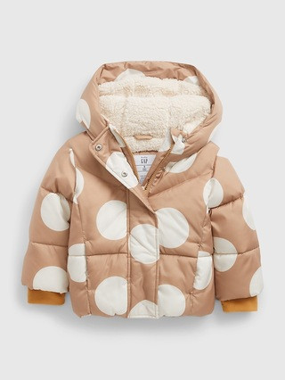 Toddler Sherpa-Lined Heavy Weight Puffer Jacket | Gap (CA)
