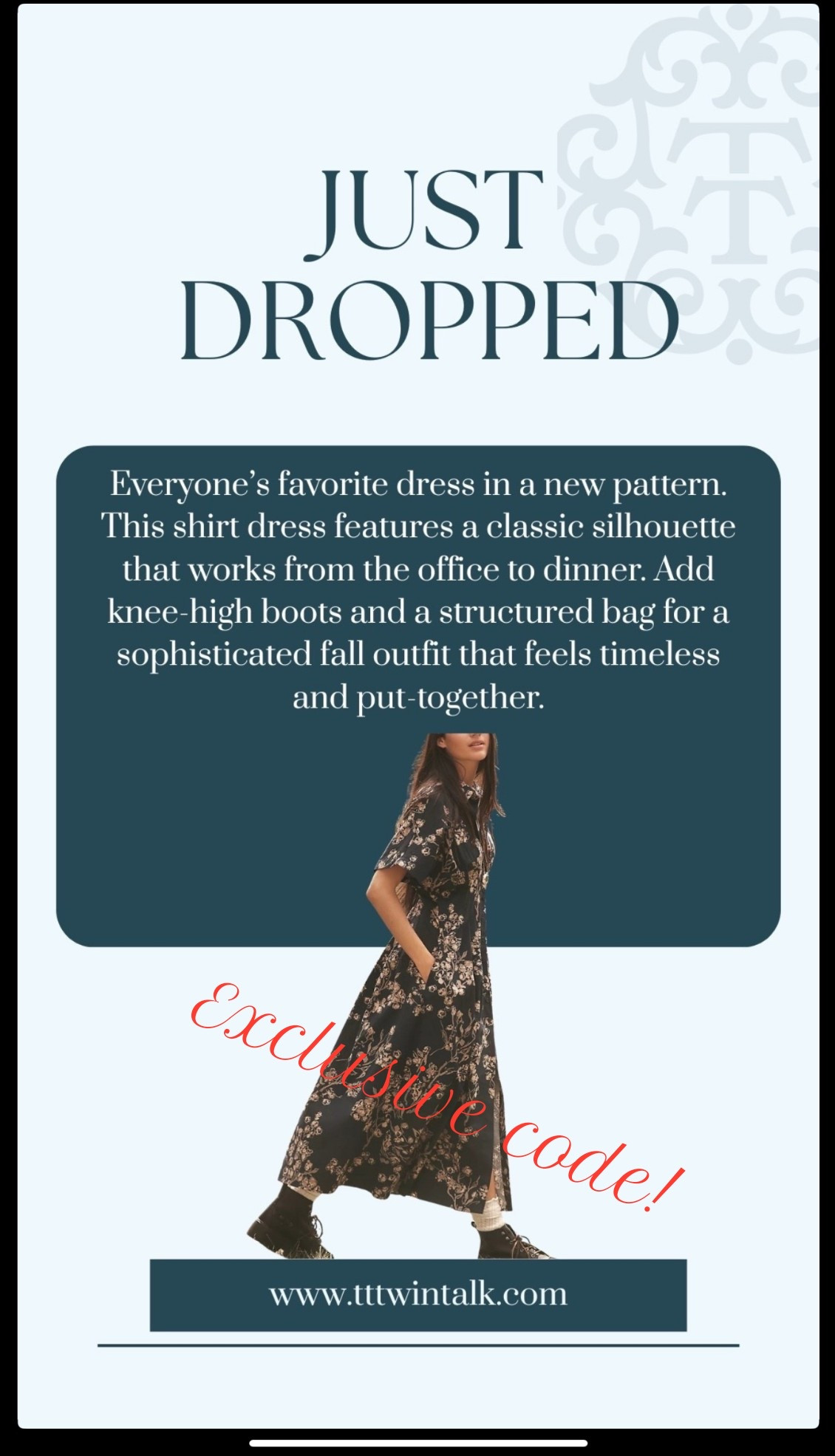 Use our code TWINTALK30 for 30% off all the linked items below! Great chance to refresh your closet. 

#LTKootd #LTKCyberWeek #LTKHoliday