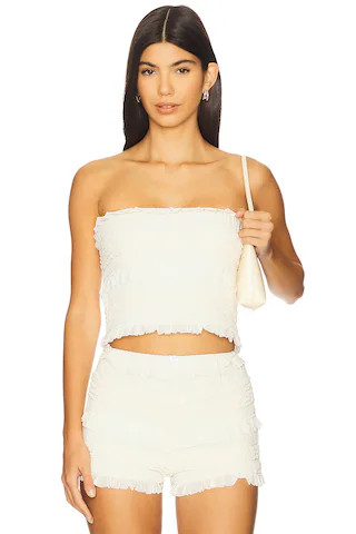 x REVOLVE Smocked Faye Top
                    
                    Stone Cold Fox | Revolve Clothing (Global)