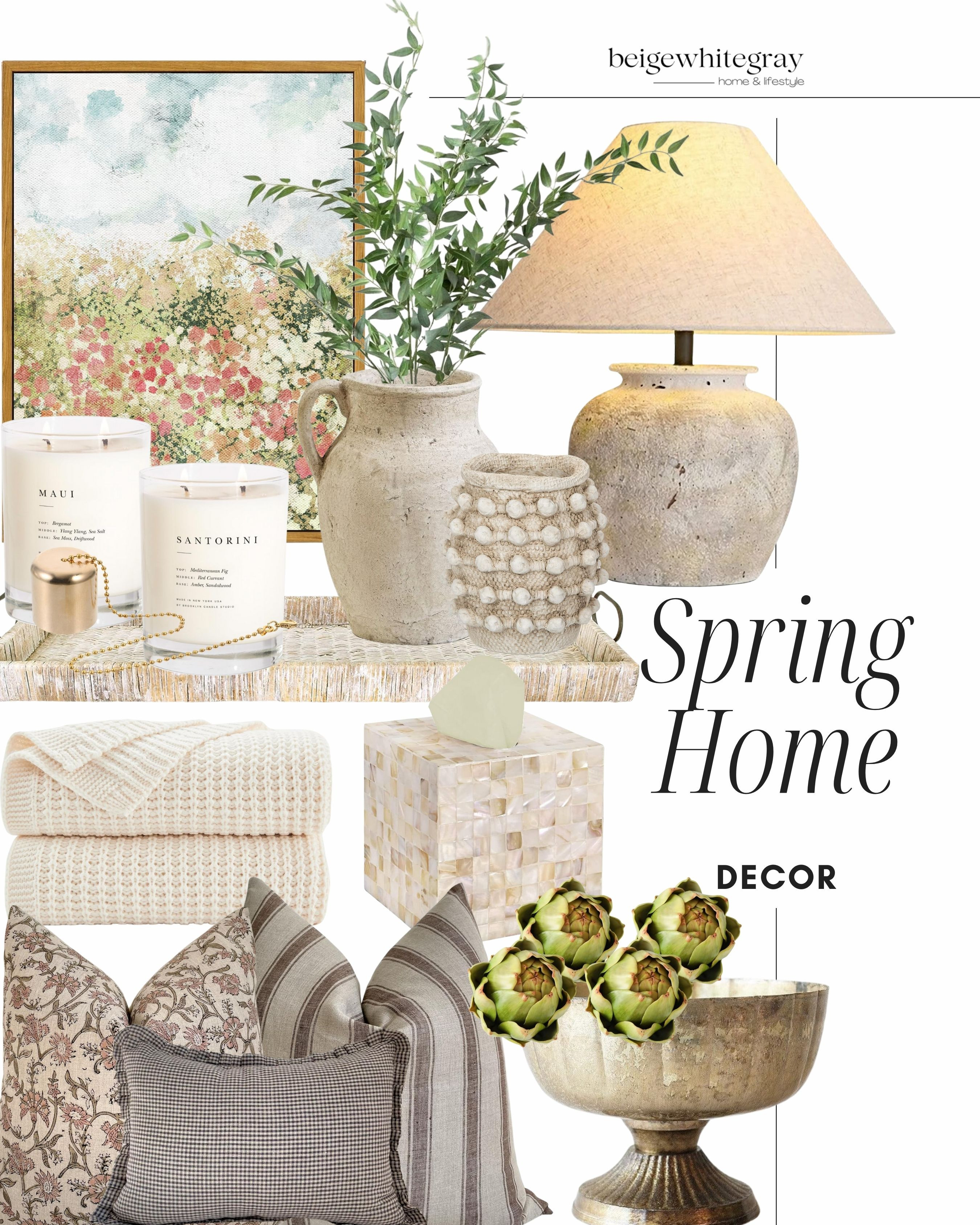 Amazon Home / Amazon Decor / Spring Greenery / Faux Flower Arrangements / Fluted Vases / Decorative Trays / Light Linen Curtains / Pastel Throw Pillows / Textured Blankets / Woven Baskets / Fresh Floral Wreaths / Ceramic Tableware / Soft Area Rugs / Glass Candle Holders / Rattan Decor Accents / Neutral Table Runners / Spring Scented Candles / Wall Art with Nature Themes / Lightweight Bedding / Rustic Planters / Terracotta Pots / Seasonal Centerpieces / Minimalist Shelf Decor / Accent Mirrors / Open Weave Storage Baskets / Wood Bead Garlands / Decorative Bowls 

 

#LTKSeasonal #LTKHome #LTKStyleTip