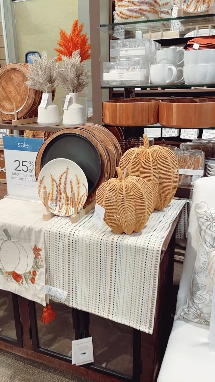 Loving these woven wicker pumpkins from Kirklands! Perfect if you like neutral colored fall decor. 

#ltkhome #ltkseasonal #falldecor #seasonaldecor #pumpkins #halloweendecor