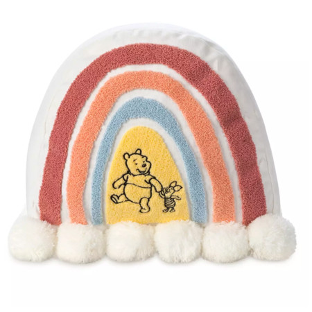 Disney Winnie the Pooh Piglet A Snuggly Sort of Day Rainbow Pillow New with Tag | Walmart (US)