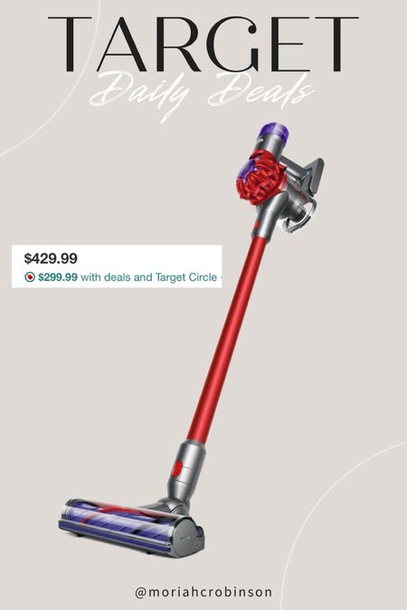 Target Daily Deal - this Dyson vacuum is only $299.99! 

Home, target circle week, target deal

#LTKhome #LTKxTarget #LTKsalealert