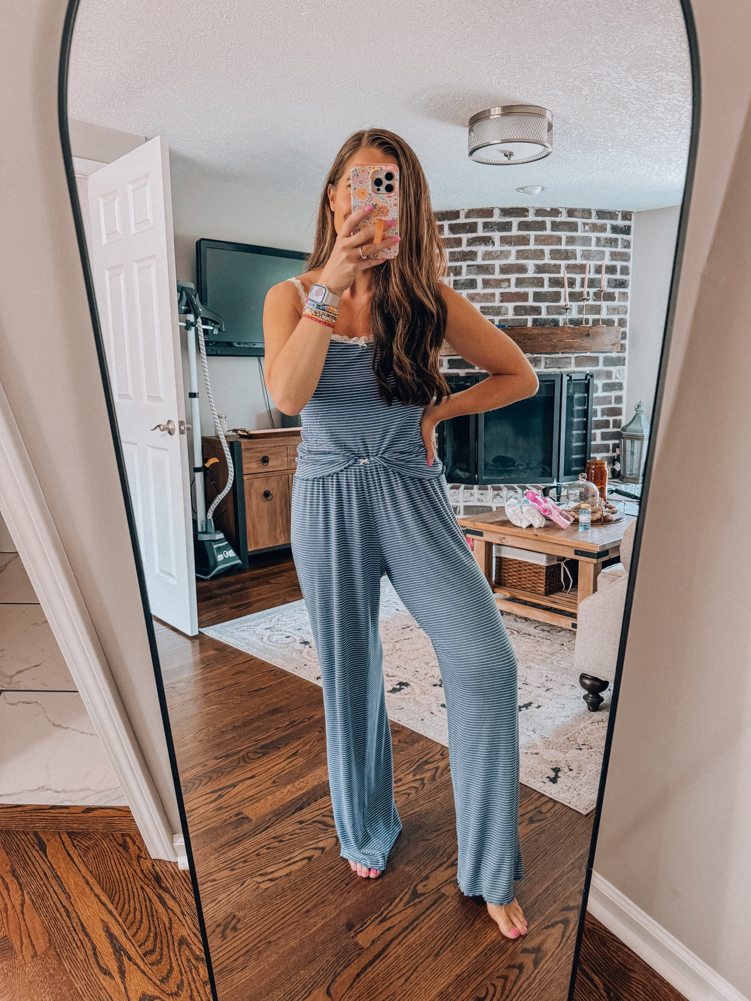 love these aerie pajamas! The material is so soft and perfect for summer. Fit is TTS ☀️ 

#LTKFindsUnder100 #LTKFindsUnder50 #LTKSaleAlert