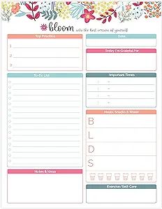 bloom daily planners Family Daily Planning System Tear Off to Do Pad - Undated Planning Sheets - ... | Amazon (US)