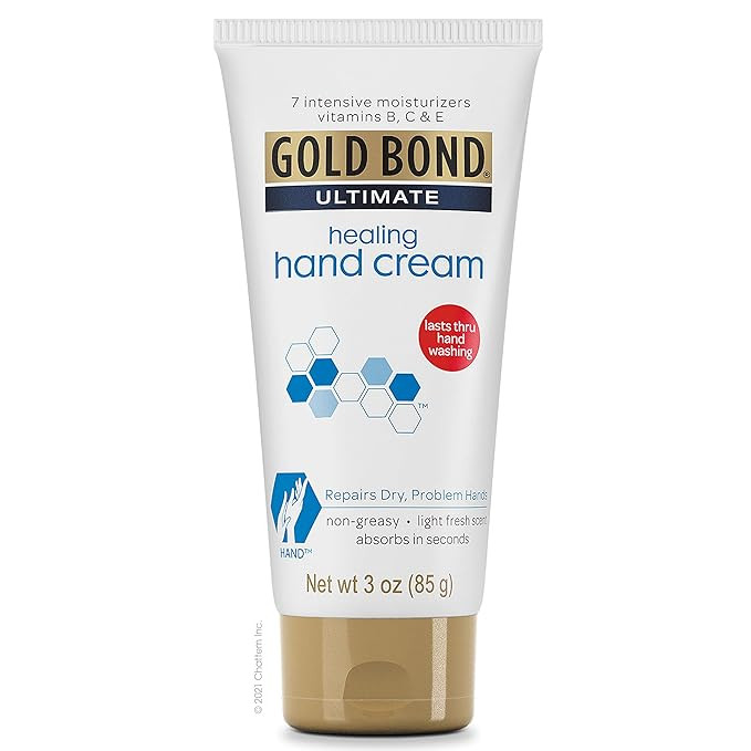 Gold Bond Ultimate Healing Hand Cream, 3 oz., Lasts Through Handwashing | Amazon (US)