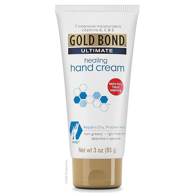 Gold Bond Ultimate Healing Hand Cream, 3 oz., Lasts Through Handwashing | Amazon (US)