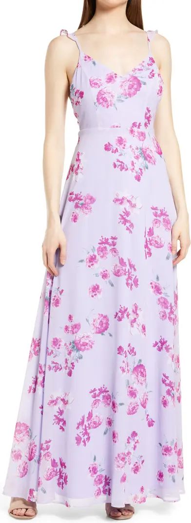 Lulus Meteoric Rise Floral Print Sleeveless Maxi Dress | Nordstrom | Nordstrom