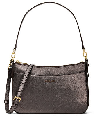 Michael Kors Jet Set Top Zip Pouchette Crossbody Bag | Macy's