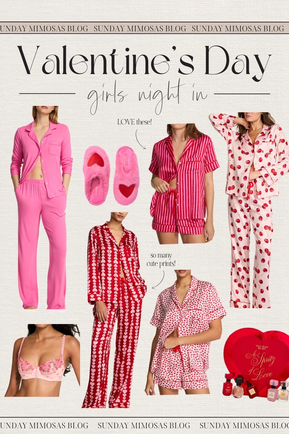 Valentine’s Day pajamas and lounge from Victoria’s Secret! 💕❤️

Victoria’s Secret pajamas are THE best! They always come out with the cutest styles. I like to size up one to a small for a more comfortable fit. 

The striped pink satin pajama shorts set is my fave! Linking all the heart pajamas, slippers and Valentine’s Day outfits below!

Galentines day, pink pajamas, modal pajamas, Valentine’s Day outfits, Galentines pajama party, pink satin pajamas, Valentine’s Day gifts for her

#LTKgrwm #LTKSeasonal #LTKFindsUnder100