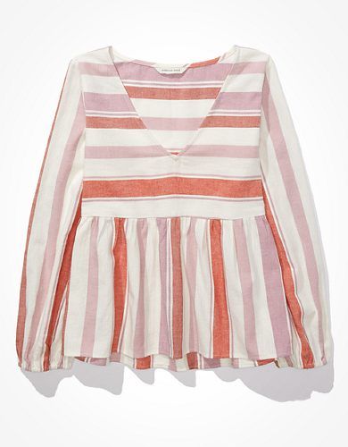 AE Babydoll Tunic Top | American Eagle Outfitters (US & CA)