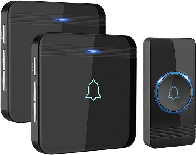 AVANTEK Wireless Doorbell, D-3B Waterproof Door Chime Kit Operating at over 1300 Feet with 2 Plug... | Amazon (US)