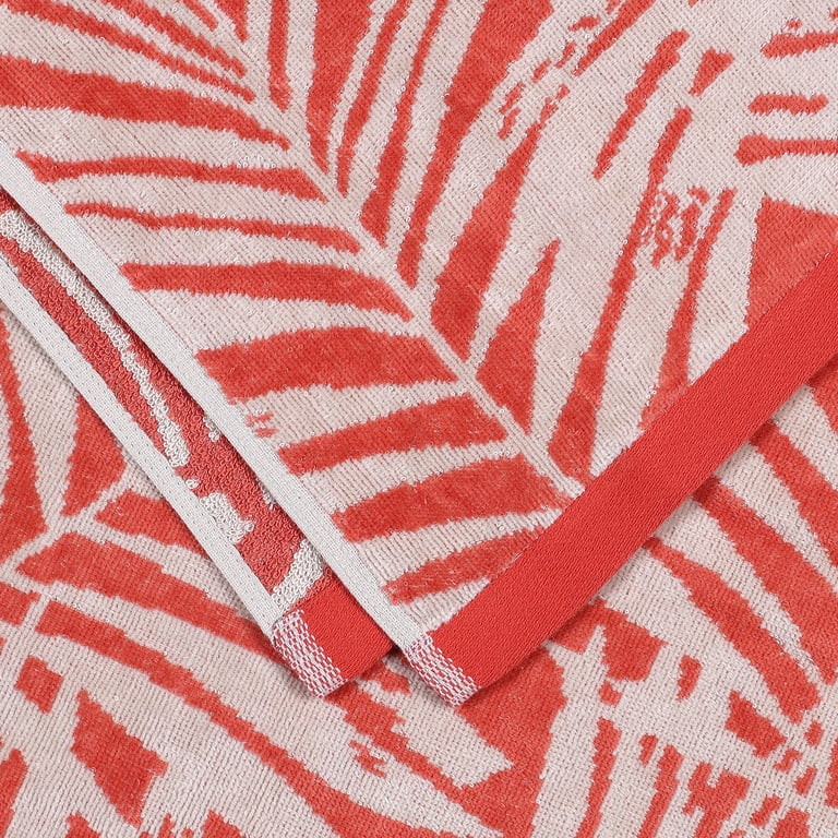 Mainstays Beach Collection Palm Warm Cotton-Blend Beach Towel | Walmart (US)