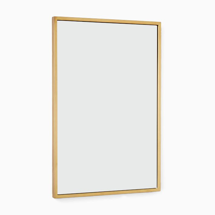 Metal Frame Rectangular Wall Mirror | West Elm (US)