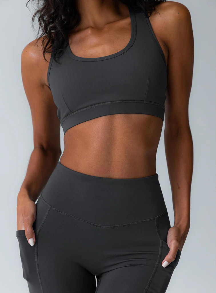 Energised Activewear Top Grey | Princess Polly AU