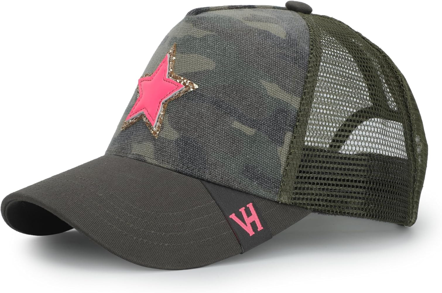 VINTAGE HAVANA Trucker Hats Women | Mesh Adjustable Snapback Hat | Men & Women Cute Trendy Fashio... | Amazon (US)