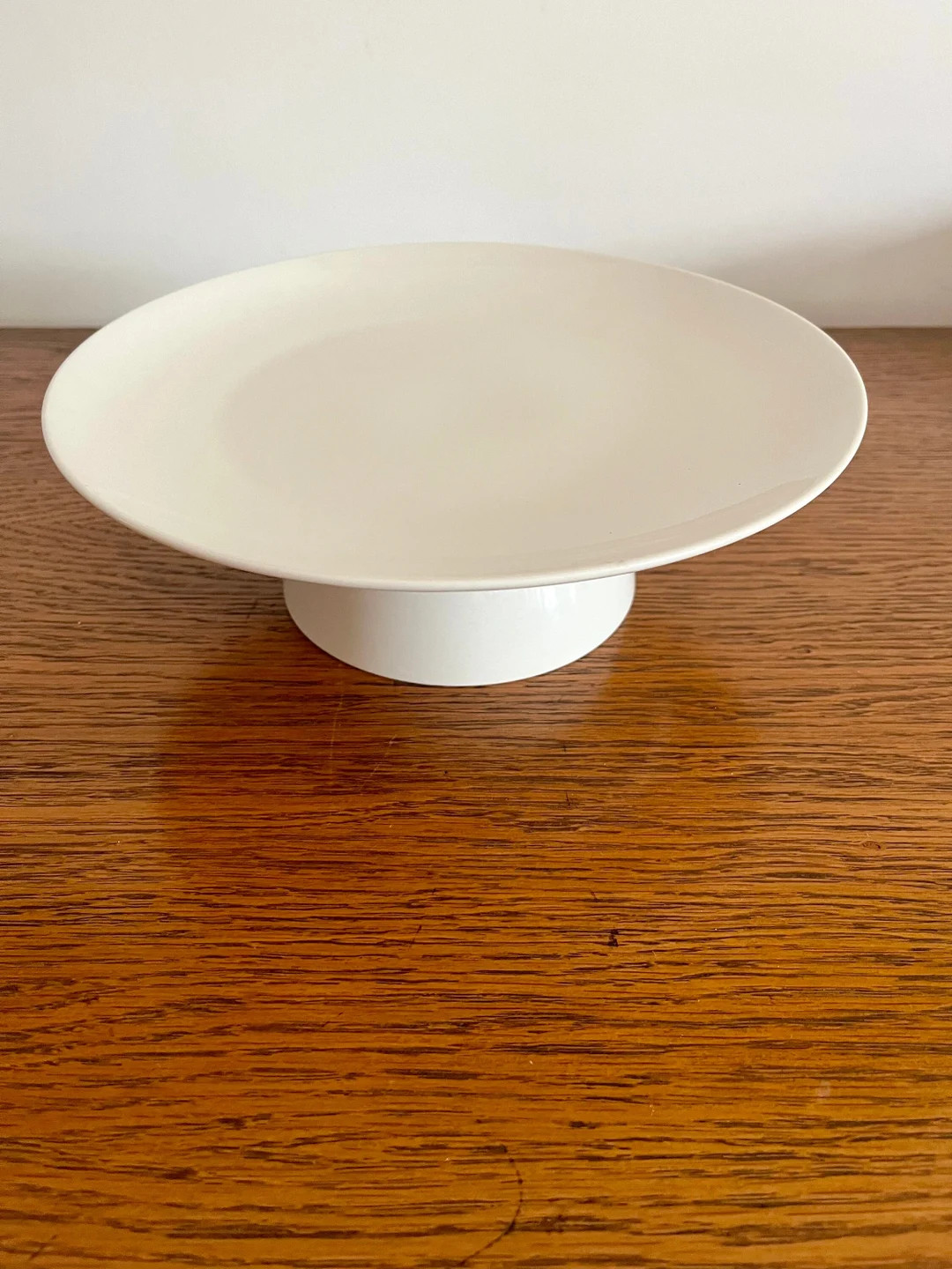 White Modern Cake Stand 10.5 Inches Diameter, 3.5 Inches Tall - Etsy UK | Etsy (US)