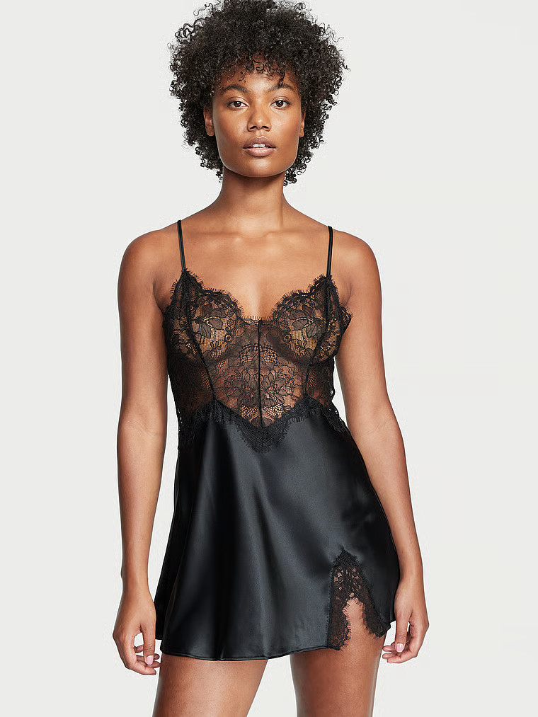 Lace Top Satin Slip | Victoria's Secret (US / CA )