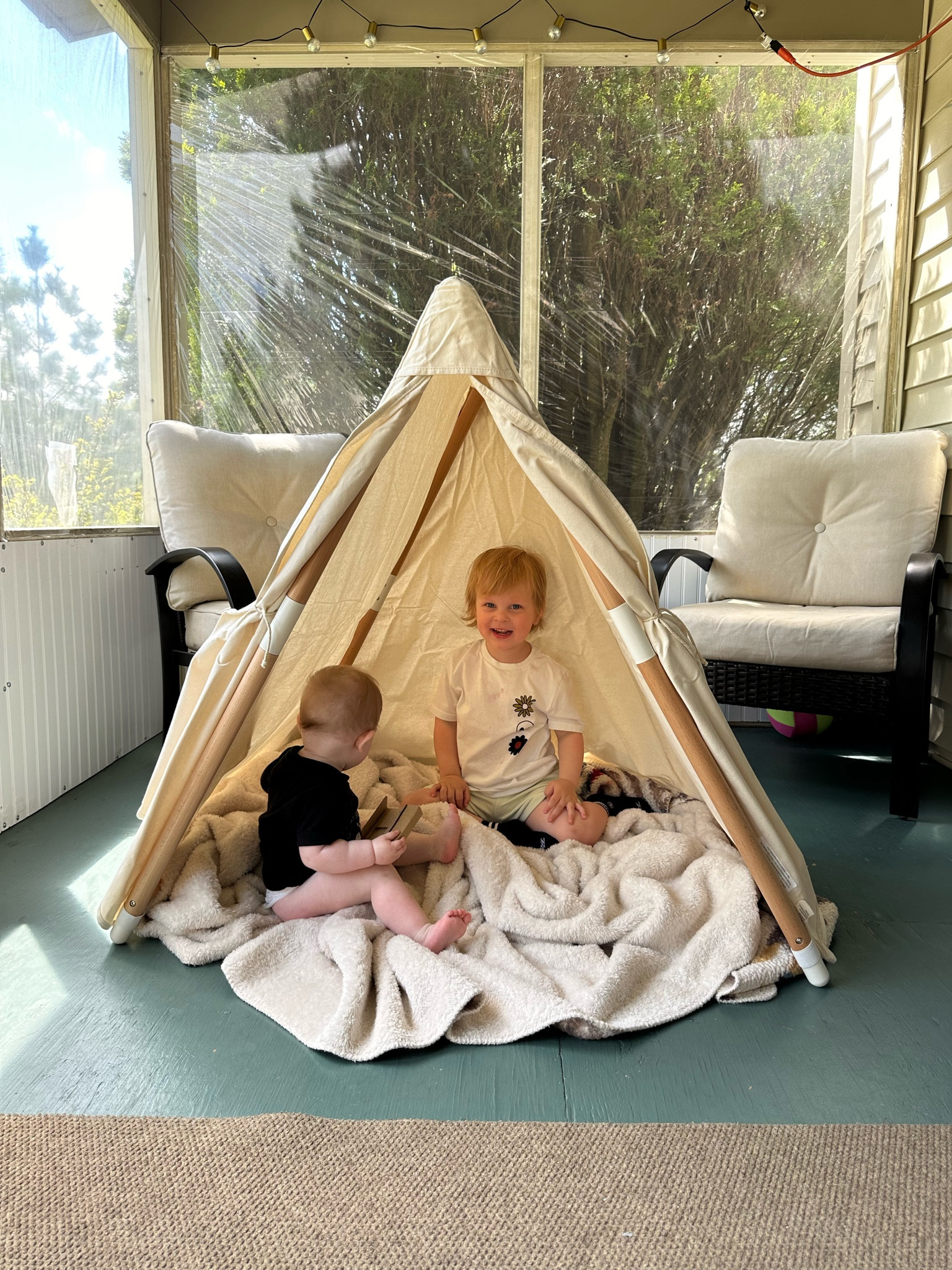 Just got in this new play tent for the kids and they’re both obsessed!

#LTKfamily #LTKbaby #LTKkids