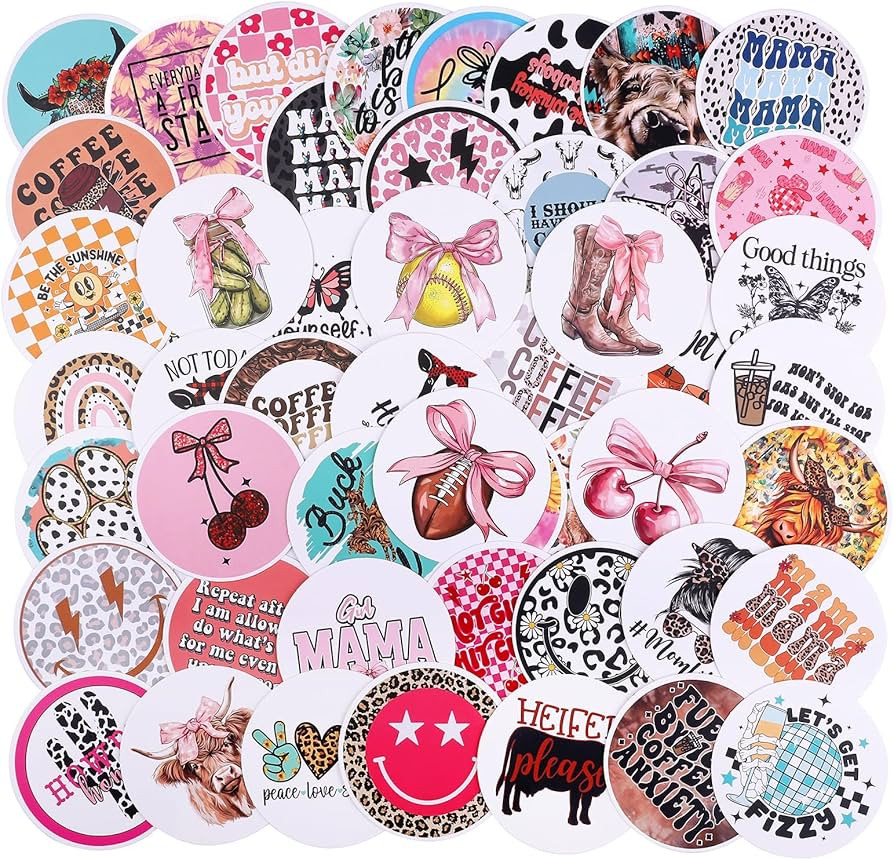 MUBYOK 3inch 100pcs Car Freshies Cardstock Cutouts Round for Circles Silicone Molds & Aroma Beads... | Amazon (US)