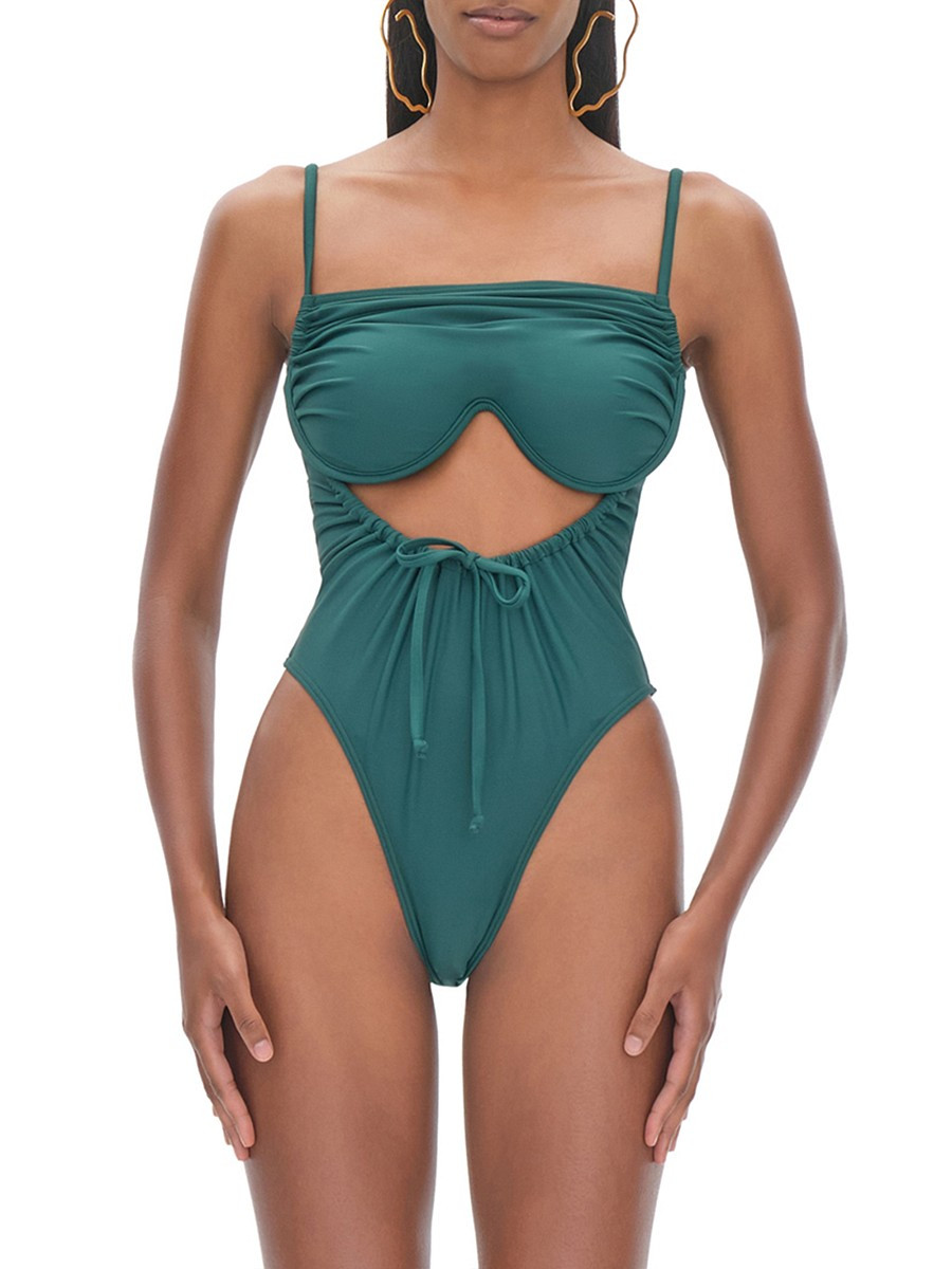 Andrea Iyamah Women's Tiaca One Piece Swimsuit - Green - Size XXL | Saks Fifth Avenue OFF 5TH