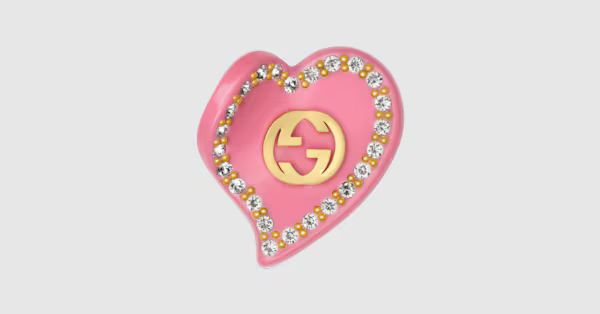 Gucci Interlocking G heart hair clip | Gucci (US)