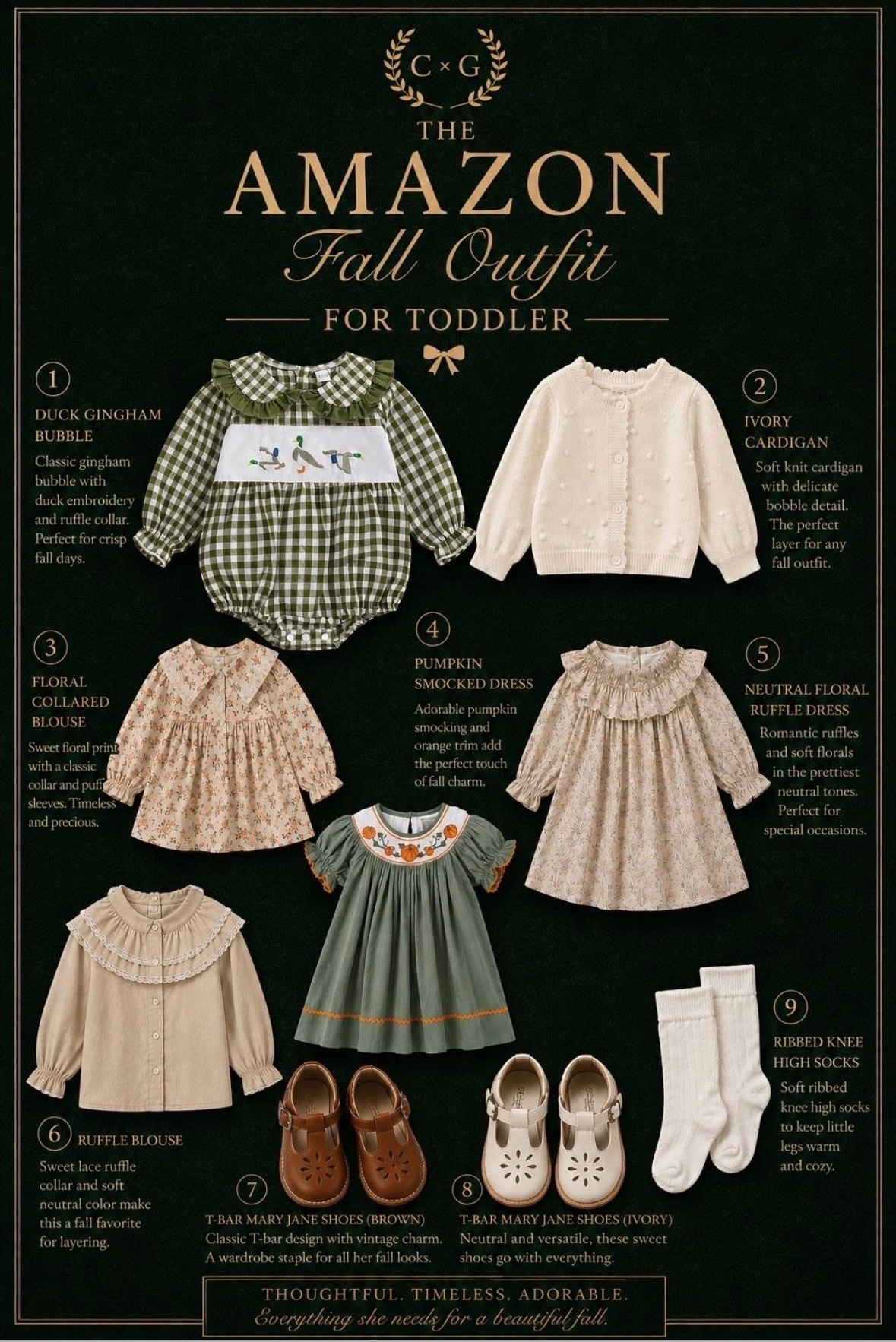 Amazon toddler fall outfits, toddler fall dresses, fall family photos, Amazon Thanksgiving outfits, pumpkin patch baby outfits, fall baby preppy, thanksgiving, thanksgiving outfit, fall bubble, thanksgiving baby outfit. Glassalwaysfull

#LTKKids #LTKBaby #LTKSeasonal

#LTKSeasonal #LTKKids #LTKBaby