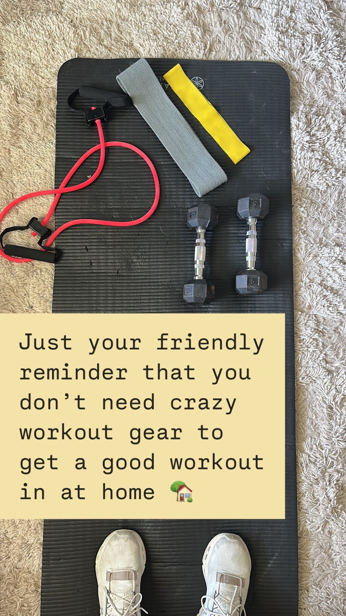 Home workout essentials 💪🏼