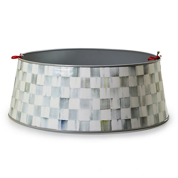 MacKenzie-Childs Sterling Check Tree Collar | MacKenzie-Childs