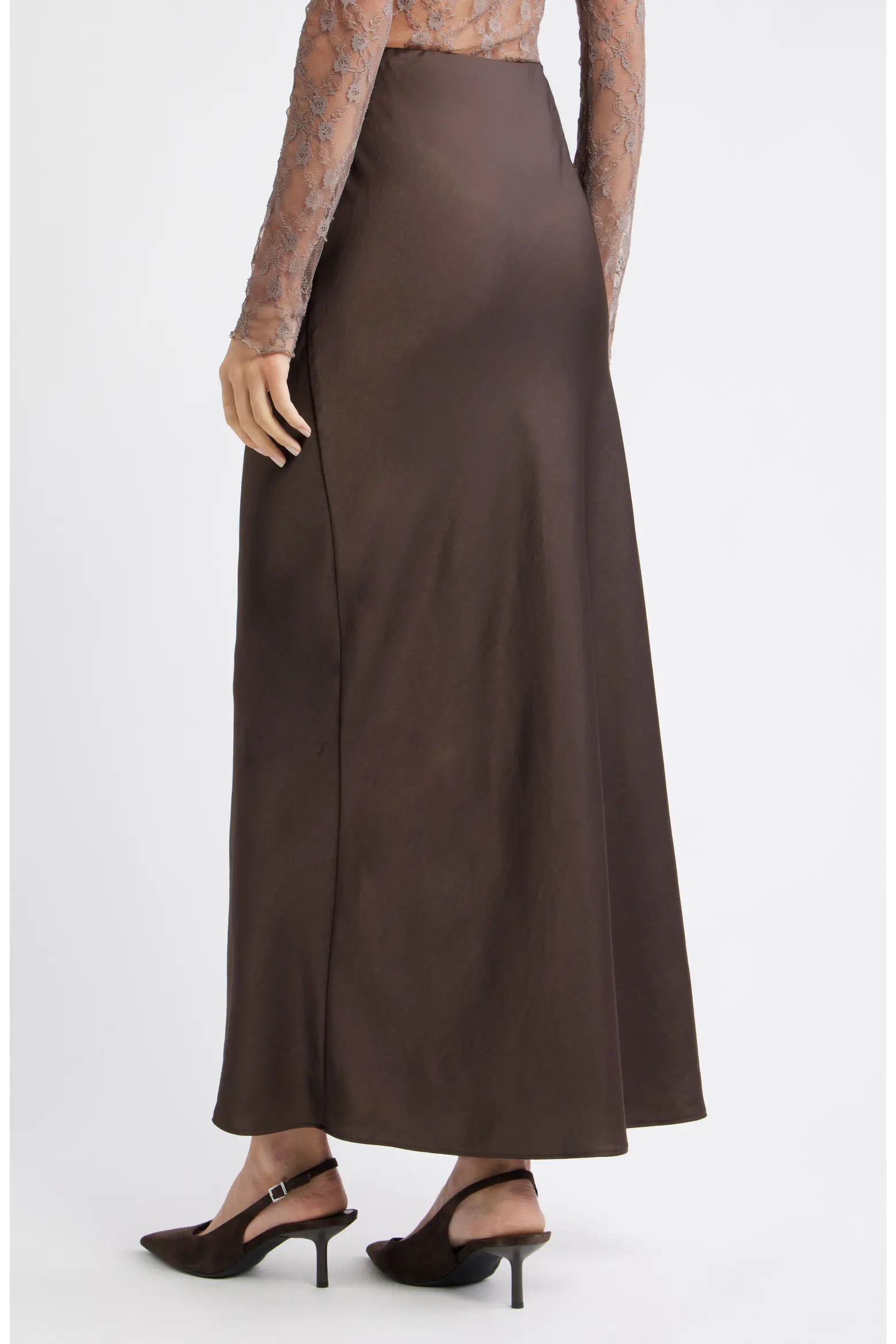 Open Edit Satin Maxi Skirt (Women) | Nordstrom | Nordstrom