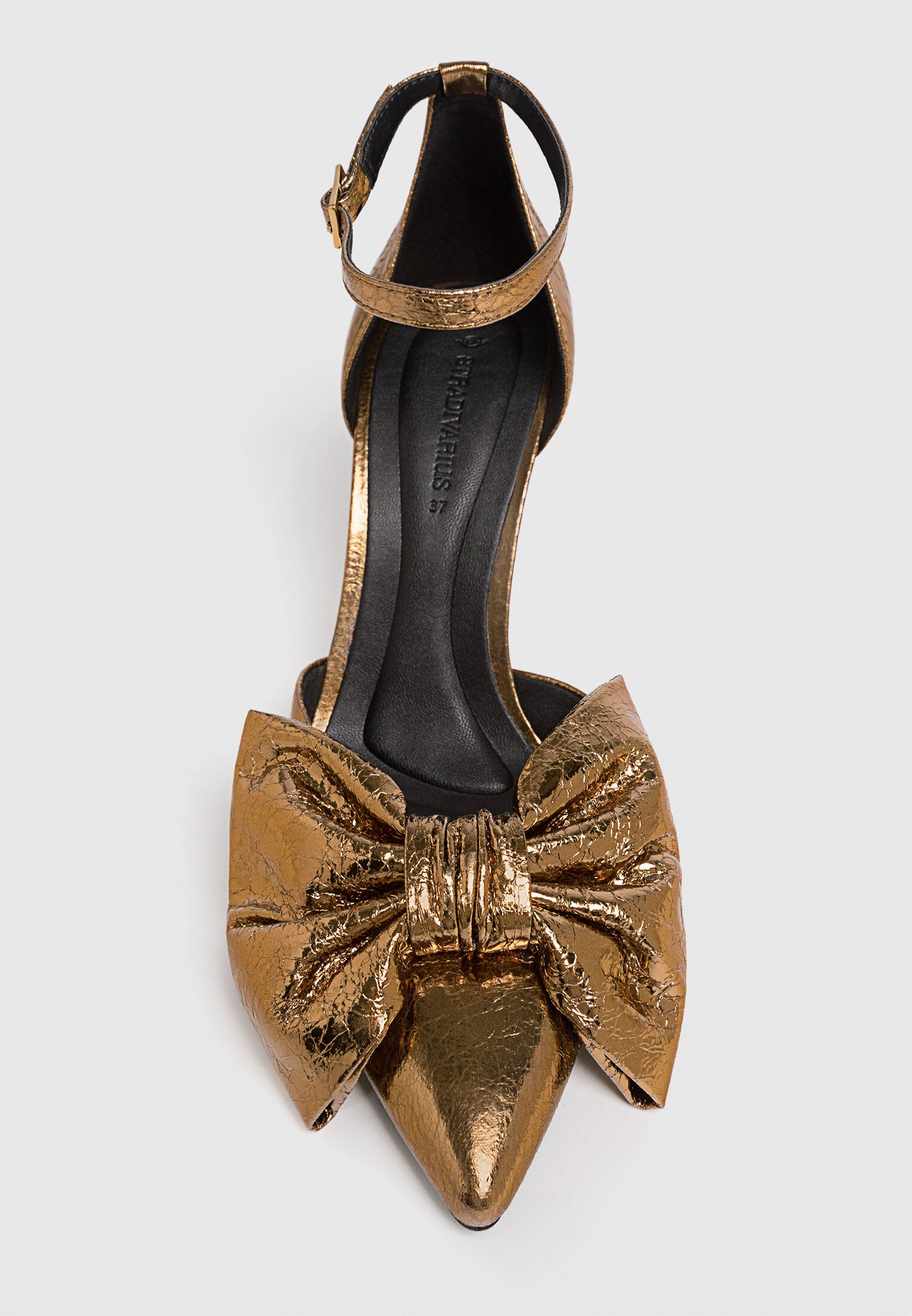 High-heel slingback shoes with bow - Women's fashion | Stradivarius United Kingdom | Stradivarius (UK)
