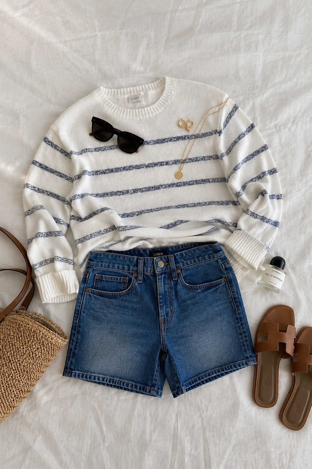 I love a lightweight summer sweater paired with denim shorts

The sweater is available in solid colors as well!

#LTKSaleAlert