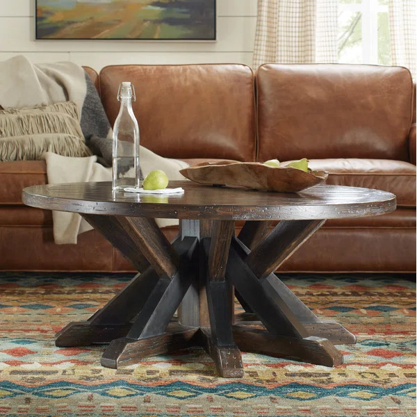 Roslyn County Pedestal Coffee Table | Wayfair North America