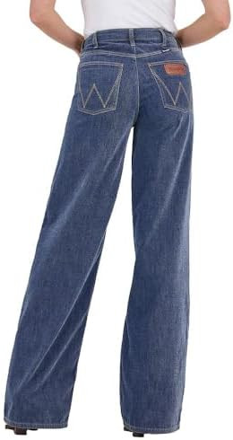 Wrangler Women's Reagan Wide Leg Jeans | Amazon (US)