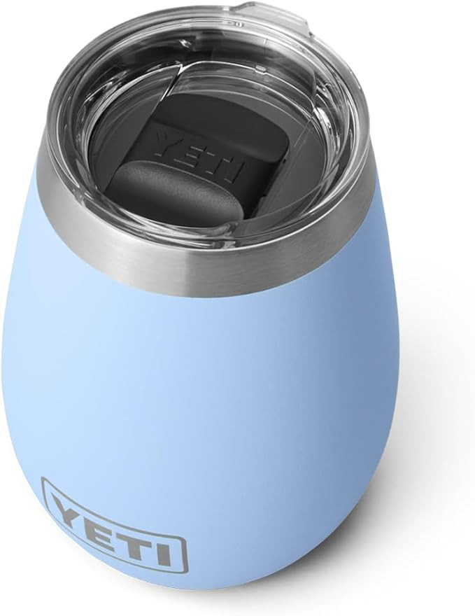 YETI Rambler 10 oz Wine Tumbler, Vacuum Insulated, Stainless Steel with MagSlider Lid | Amazon (US)