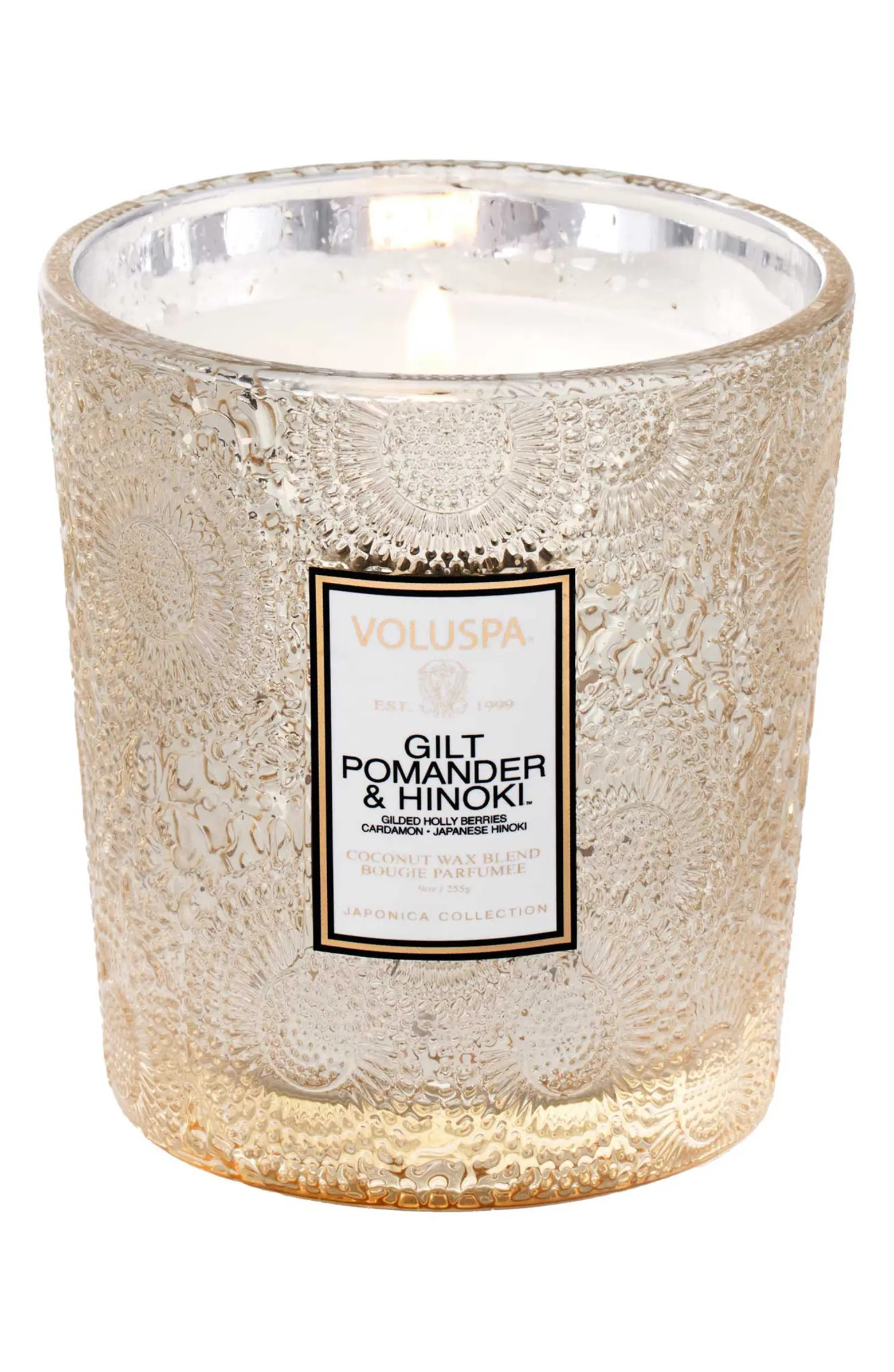 Voluspa Gilt Pomander & Hinoki Classic Candle | Nordstrom | Nordstrom