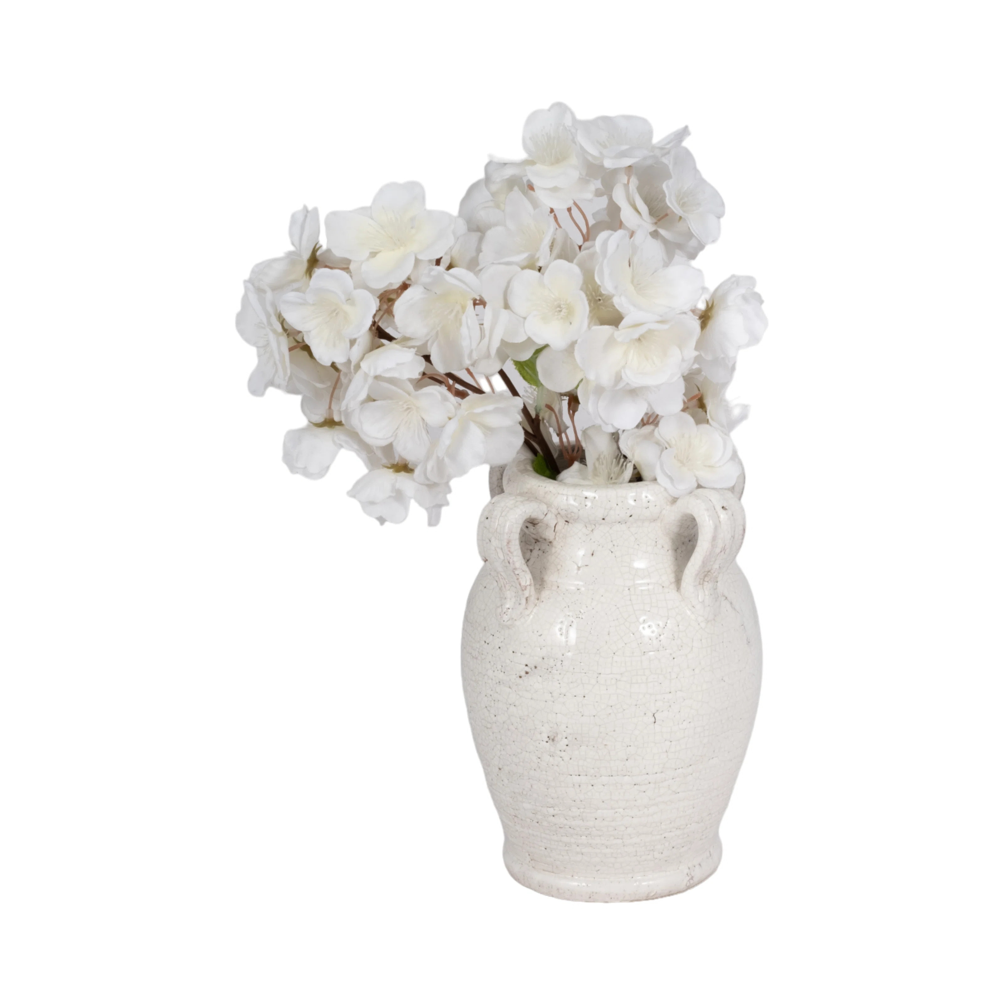 Winston Porter 7" Terracotta Vase With Handles | Wayfair North America
