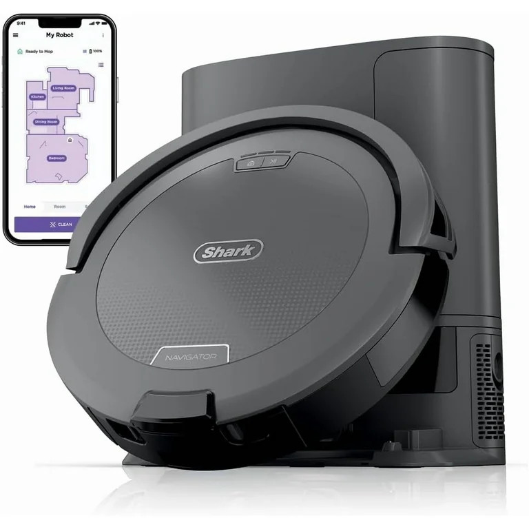 Shark Navigator Robot Vacuum and Self-Empty Base with Bagless, 60-Day Capacity and SmartPath Navi... | Walmart (US)
