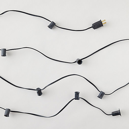 Stargazer Garden Lights Globe Light Socket Strand, 20' | Terrain