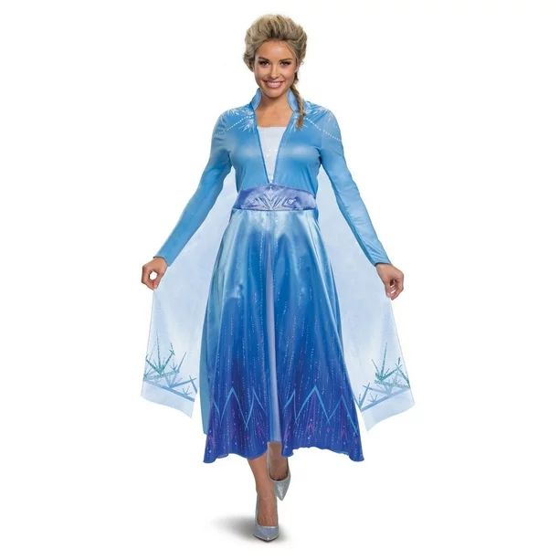 Frozen 2: Elsa Deluxe Adult Costume - Walmart.com | Walmart (US)