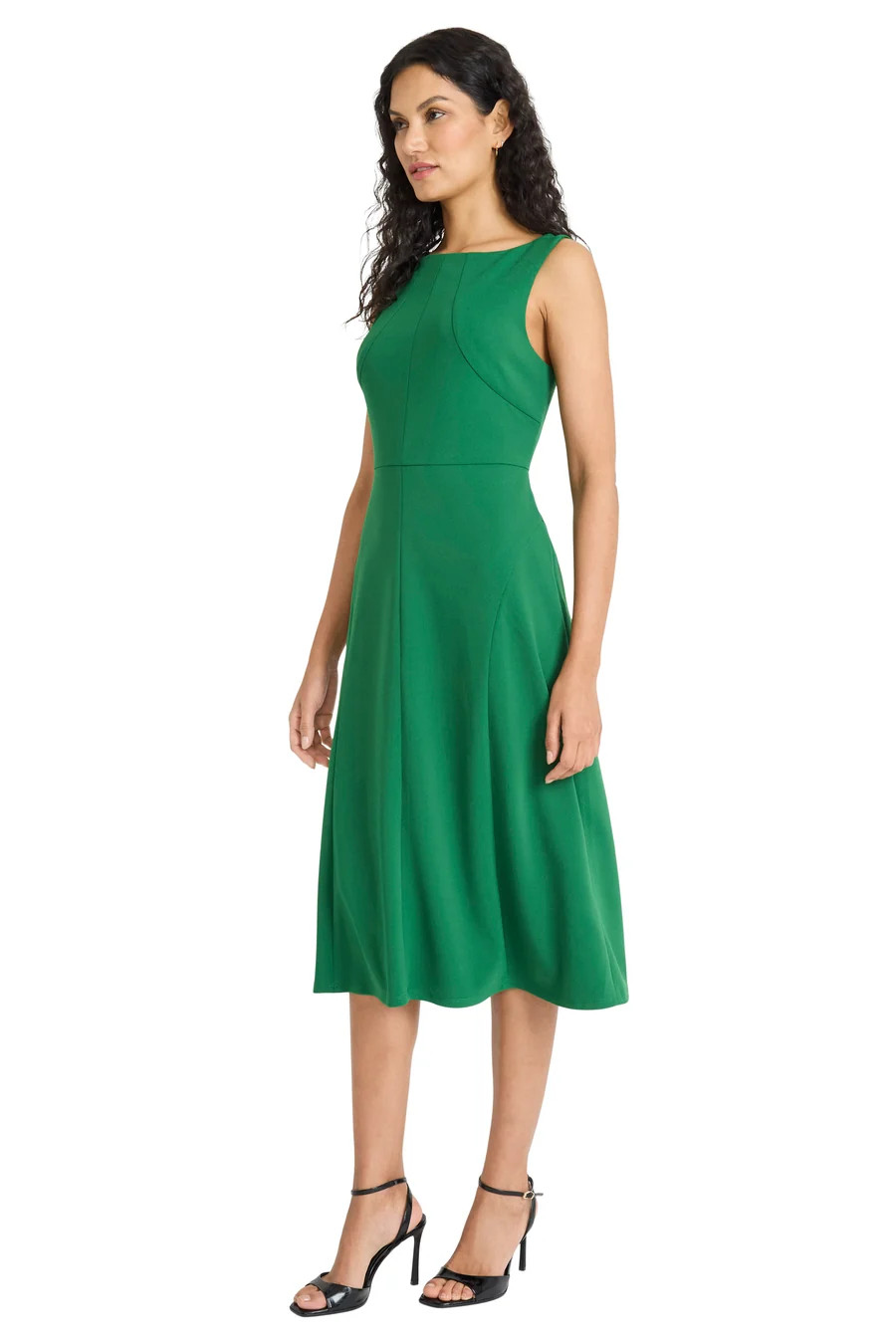 Jerilyn A-Line Sleeveless Midi Dress | Maggy London | Maggy London